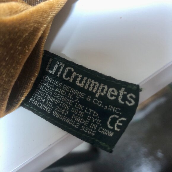 Russ Berrie Li’l Crumpets Brown Bear 10" Plush Bean Bag Vintage Velour Stuffed - Picture 2 of 3